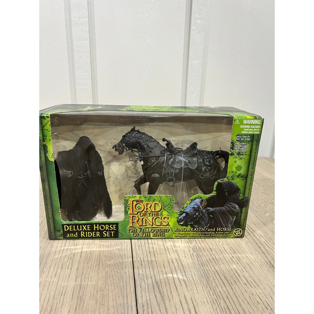 Toy Biz Lord of the Rings Ringwraith and Horse Deluxe Set 81090 Fellowship Ring